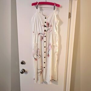 Long sun dress with pockets